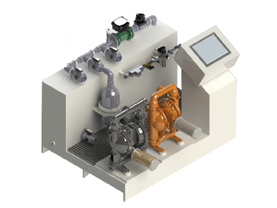SKIDS COM BOMBA PNEUMÁTICA DA TDF SYSTEMS